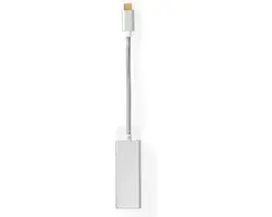Nedis USB-C naar RJ45 Netwerkadapter 1Gbps - 0,2m - Zilver