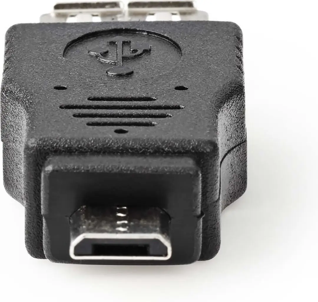 Nedis USB Micro-B Adapter CCGP60901BK - USB-A Female - Zwart