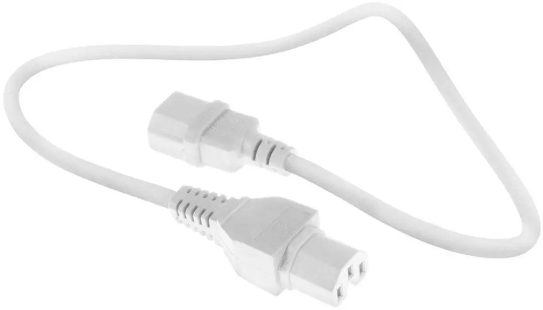 ACT Netsnoer C14-C15 Wit 0,6m AK5435