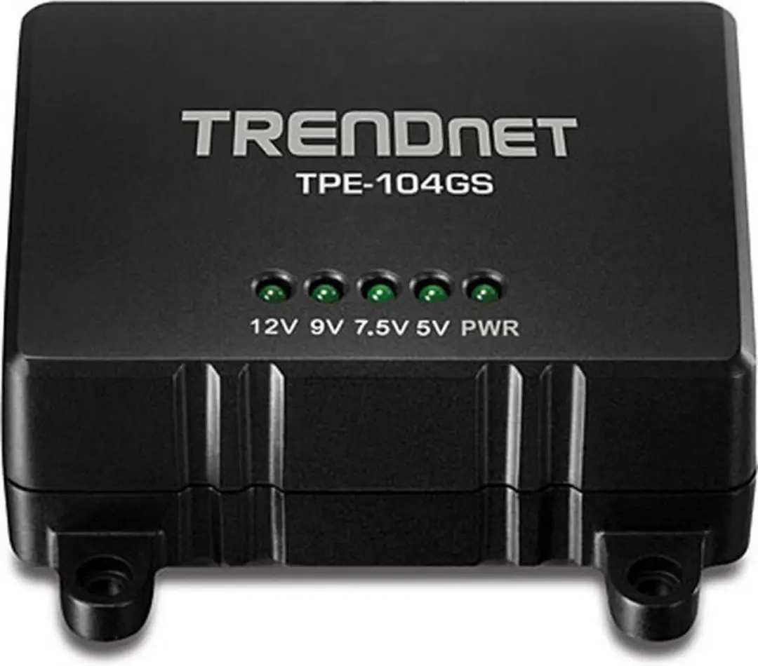Trendnet TPE-104GS PoE Gigabit Splitter - 5V/9V/12V - afbeelding 6 van 6
