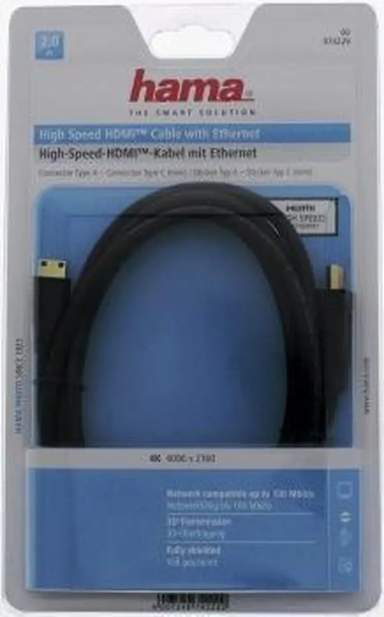 Hama Hdmi Highspeed Type A-Type C Mini/2M