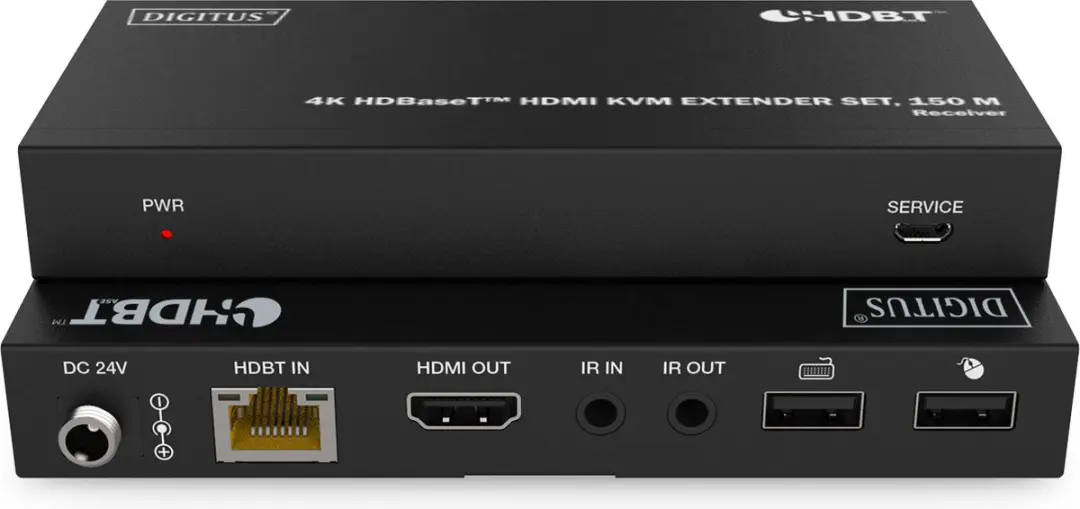 Digitus DS-55522 HDMI Adapter 4K UHD - Zwart