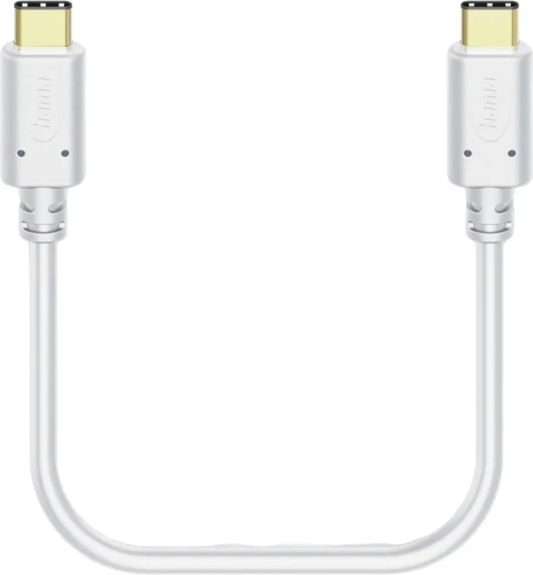 Hama USB-C naar USB-C Kabel 150cm Wit - 3A USB2.0