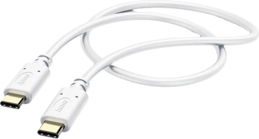 Hama USB-C naar USB-C Kabel 150cm Wit - 3A USB2.0