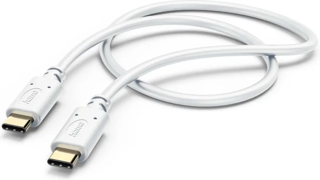Hama USB-C naar USB-C Kabel 150cm Wit - 3A USB2.0