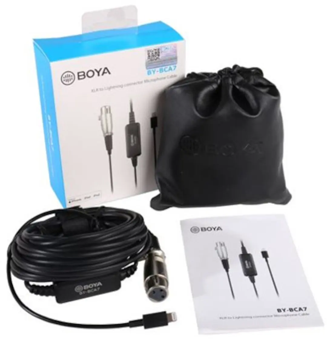 Boya BY-BCA7 XLR naar Lightning Adapter