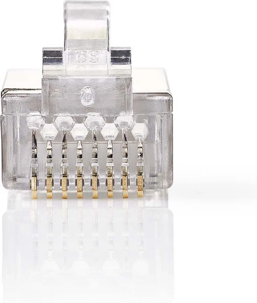 Nedis RJ45-Connector CAT6 Stranded STP Verguld