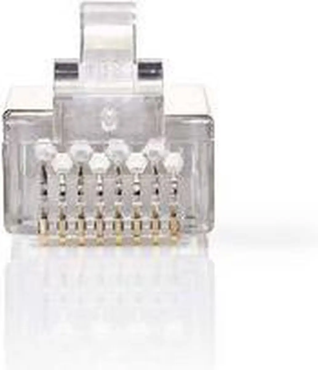 Nedis RJ45-Connector CAT6 Stranded STP Verguld - 10 Stuks