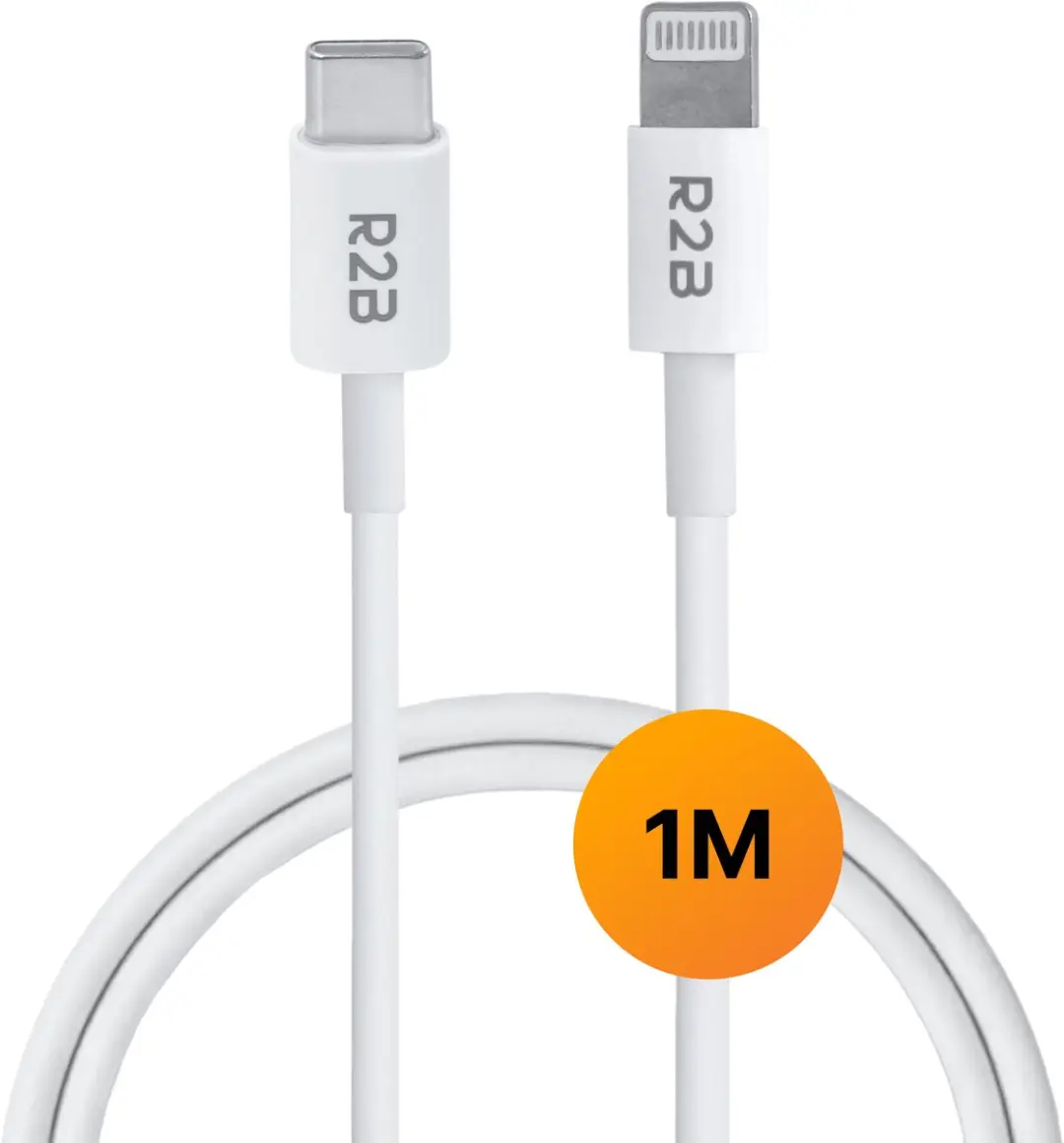 R2B USB-C Lightning Oplaadkabel 1 Meter