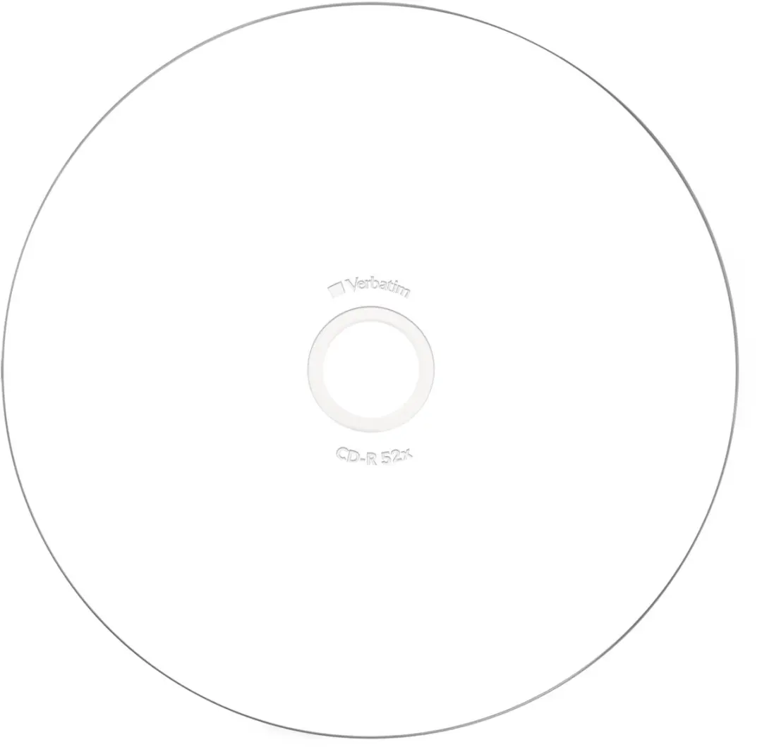 Verbatim 43325 CD-R AZO Wide Inkjet Printable - 10 Stuks