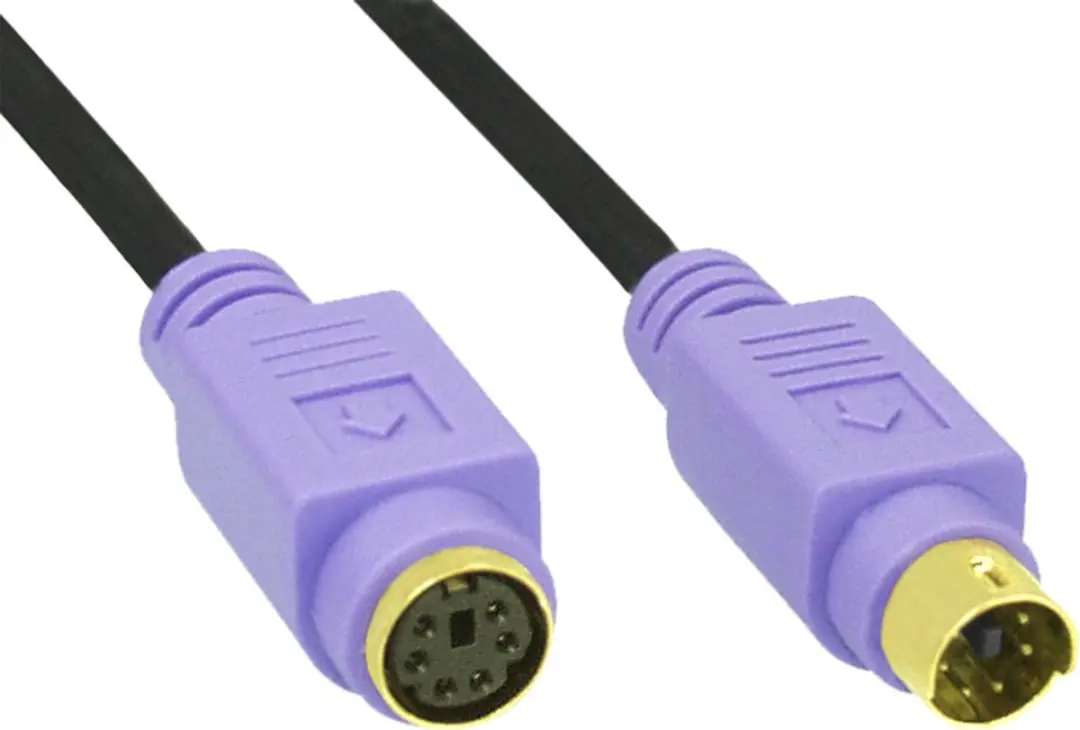 InLine Mini DIN 6-pins PS/2 Kabel 2m