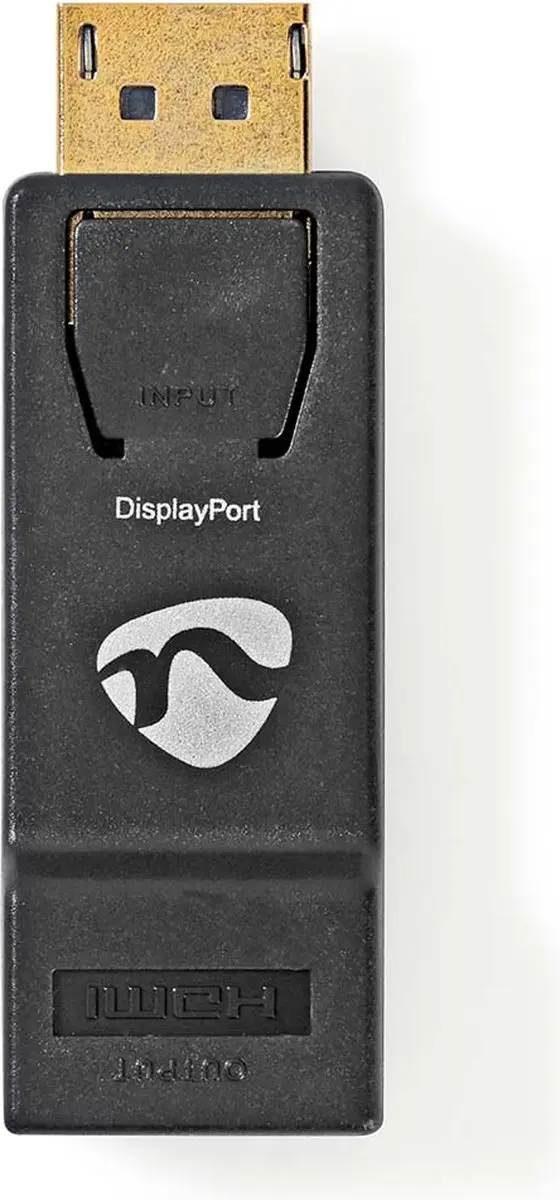 Nedis DisplayPort naar HDMI Adapter 4K - Verguld - Antraciet