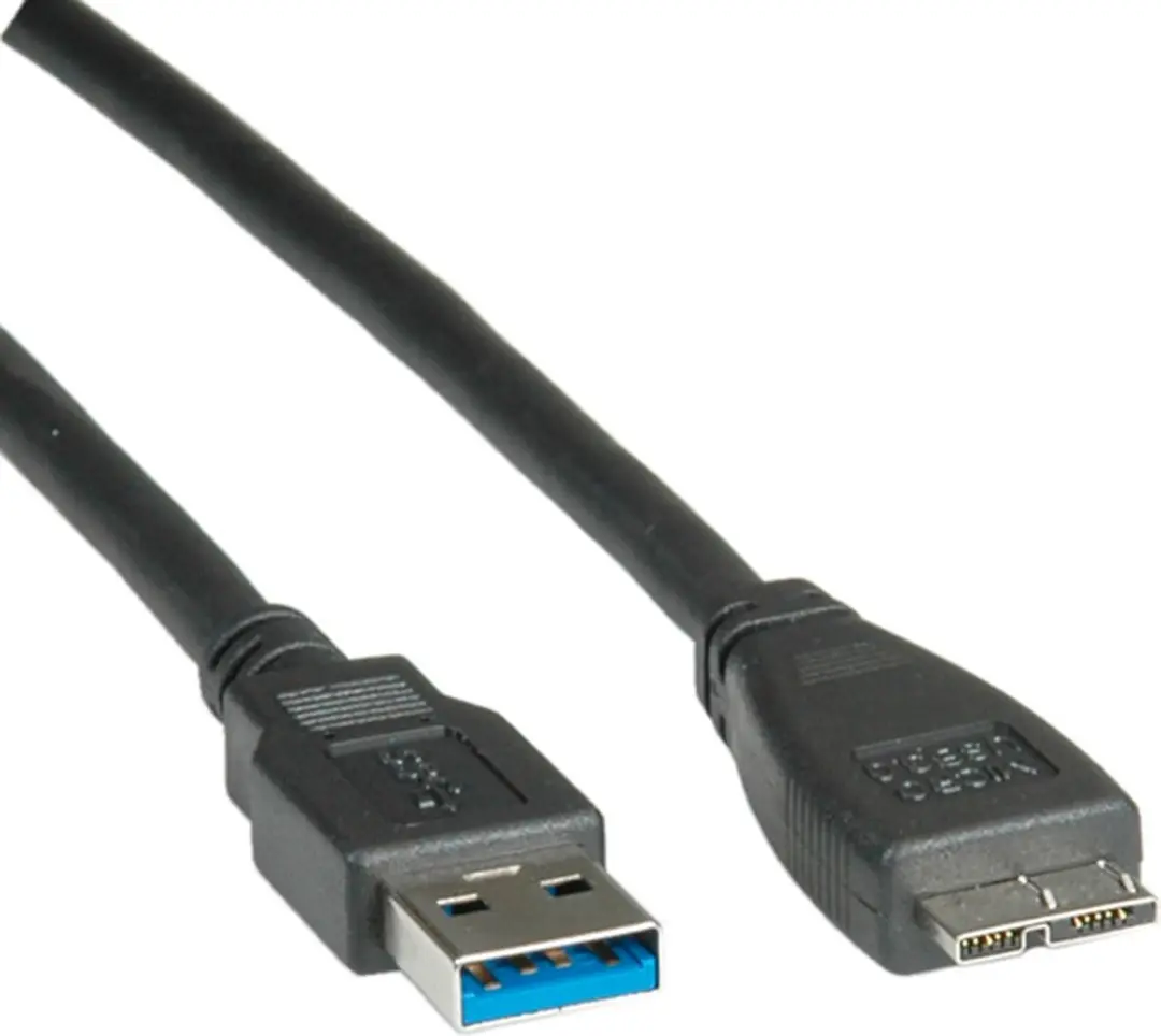Roline USB 3.2 Gen 1 Kabel A-Micro A M - 0,8m