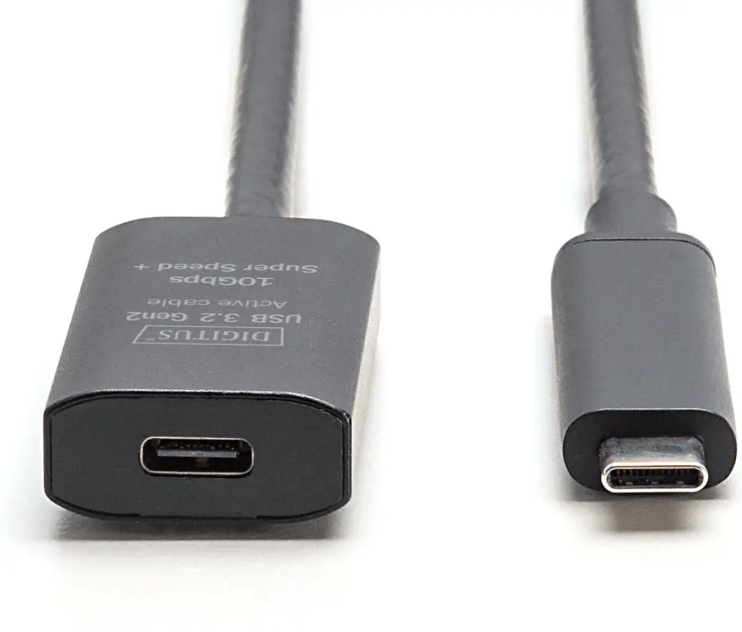 Digitus DA-73112 USB 3.2 Gen2 Kabel - Zwart