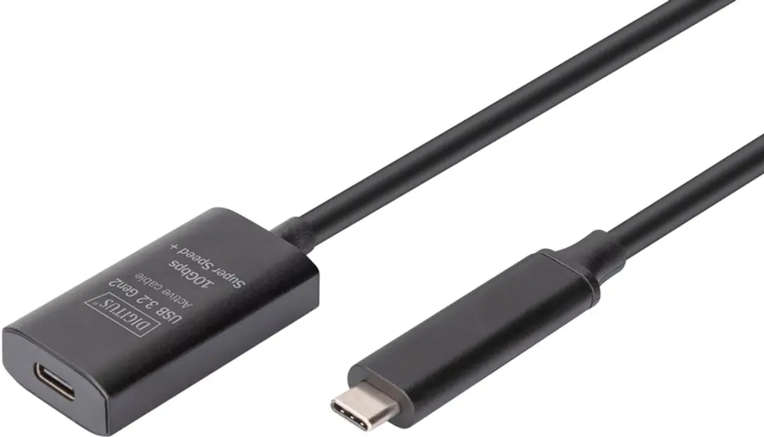 Digitus DA-73112 USB 3.2 Gen2 Kabel - Zwart