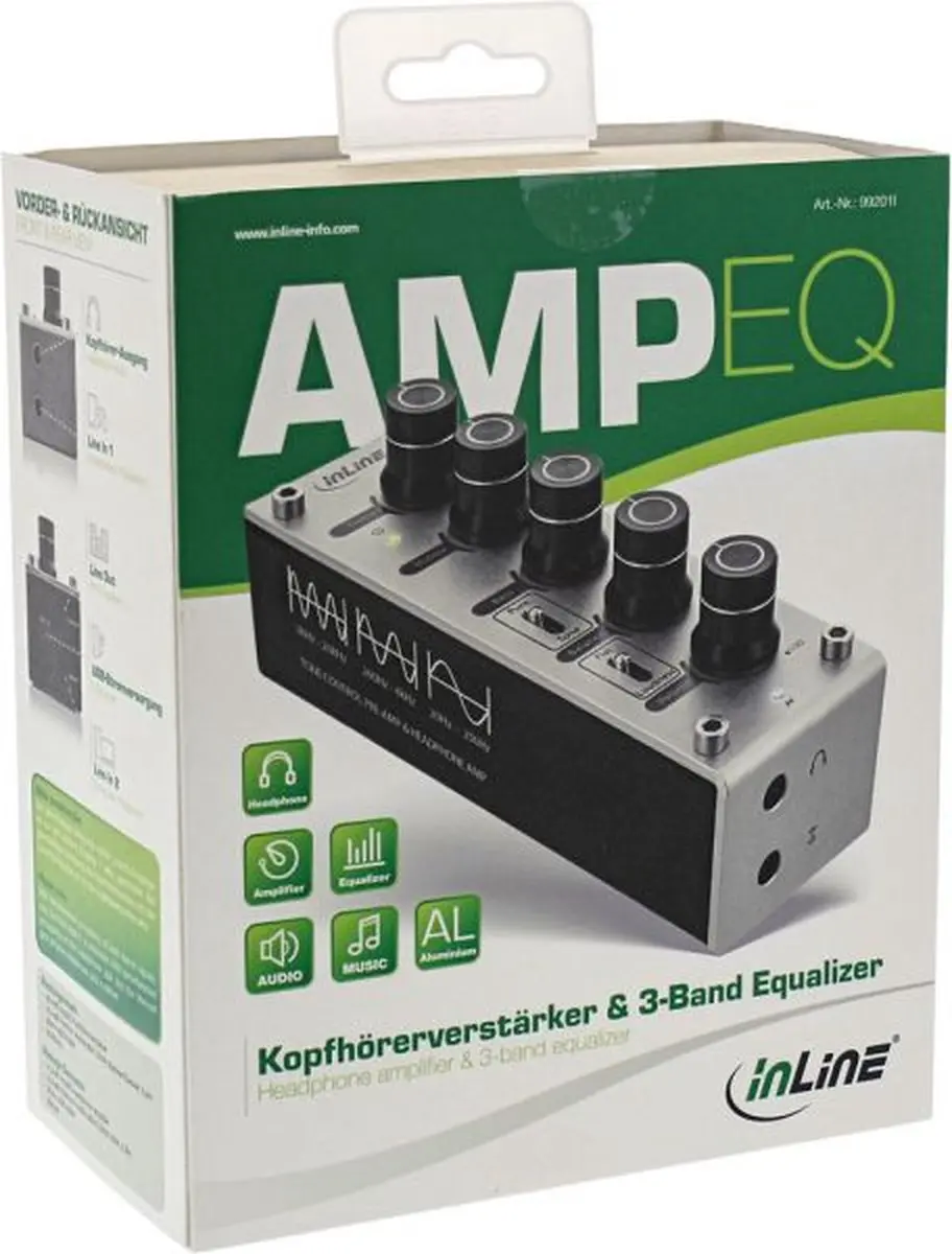 InLine Conv. VGA+Audio naar HDMI 65004 - Zwart