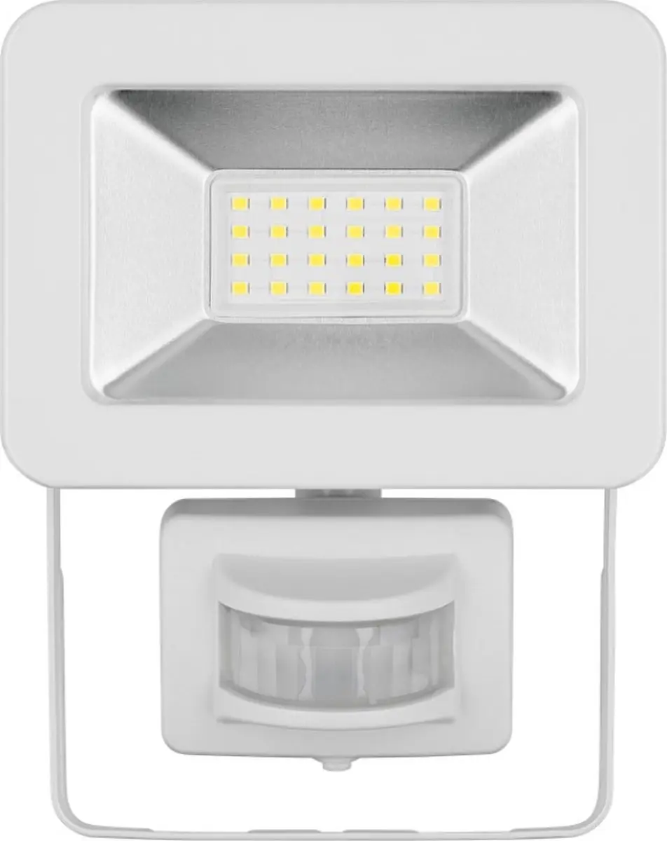 Goobay LED-schijnwerper 20W Wit - met bewegingssensor