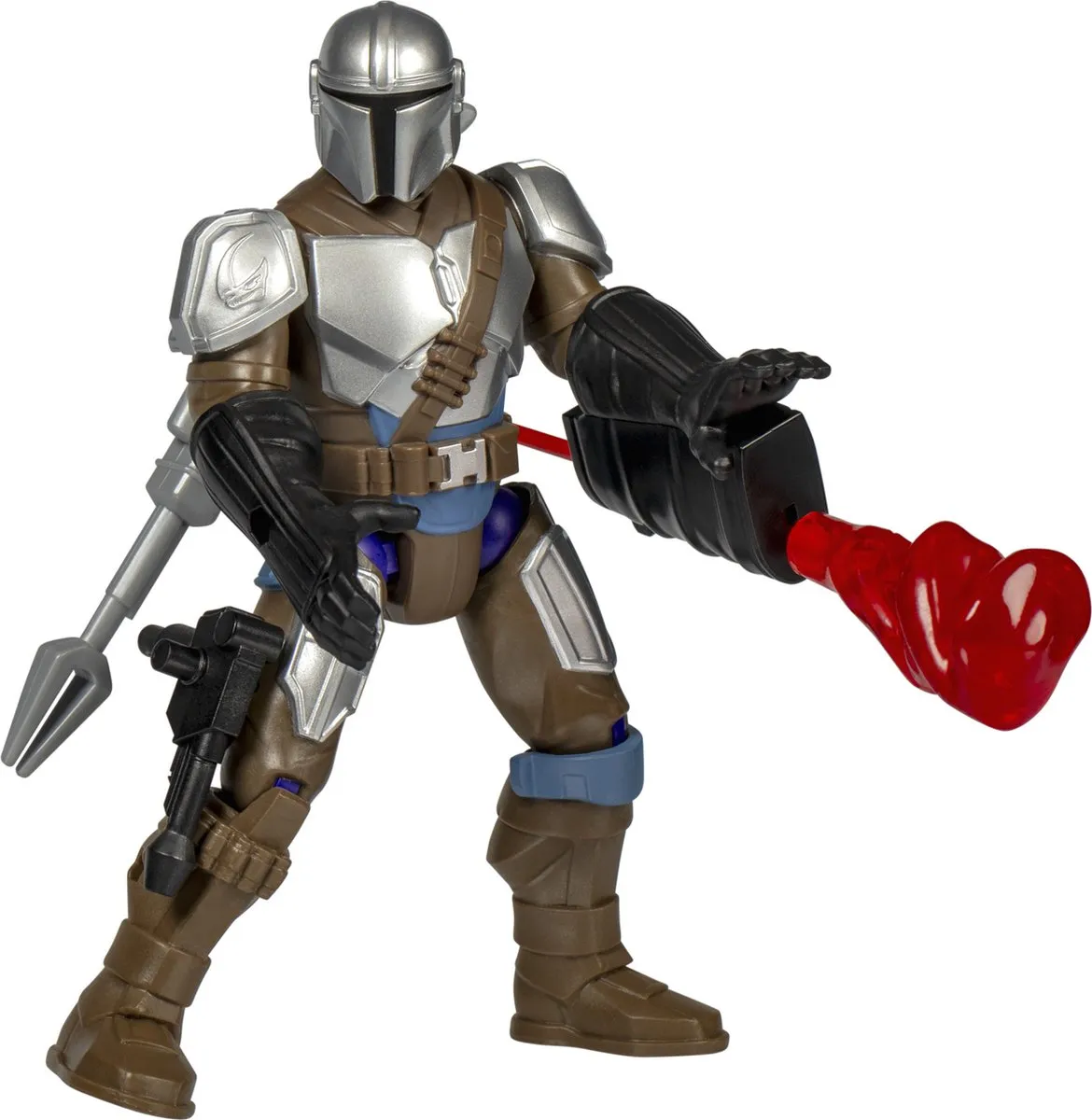 Star Wars MixMashers Mando & Grogu Deluxe Actiefiguur - Multicolor