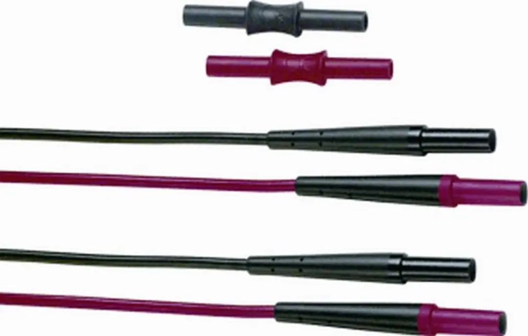Fluke TL221 Veiligheidsmeetsnoerenset 4mm - 1.50m - Zwart/Rood