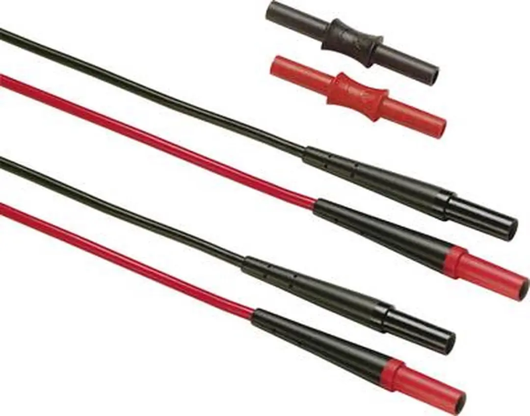 Fluke TL221 Veiligheidsmeetsnoerenset 4mm - 1.50m - Zwart/Rood