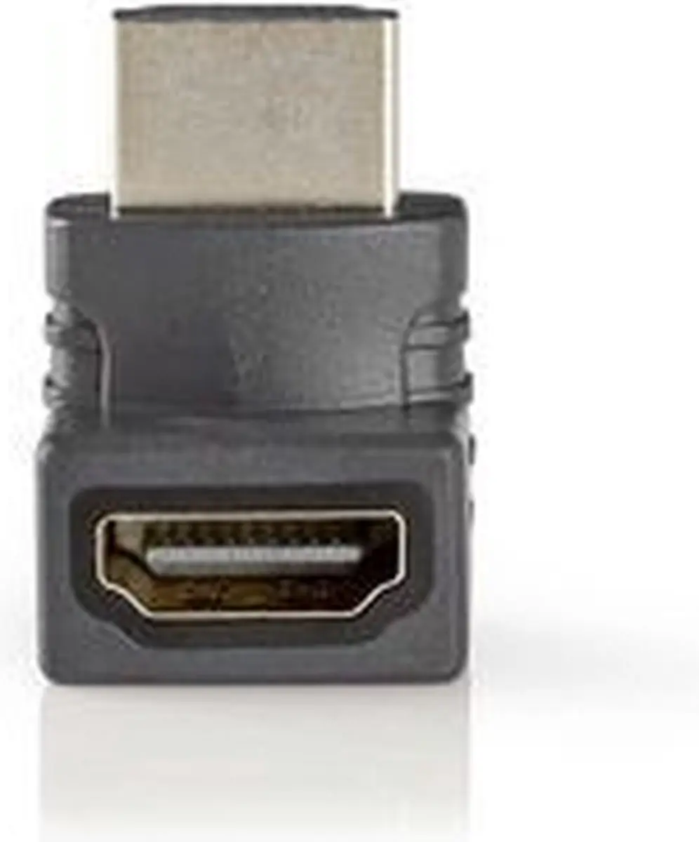 Nedis HDMI Adapter CVBW34902AT - 270° Gehoekt - Verguld - Antraciet