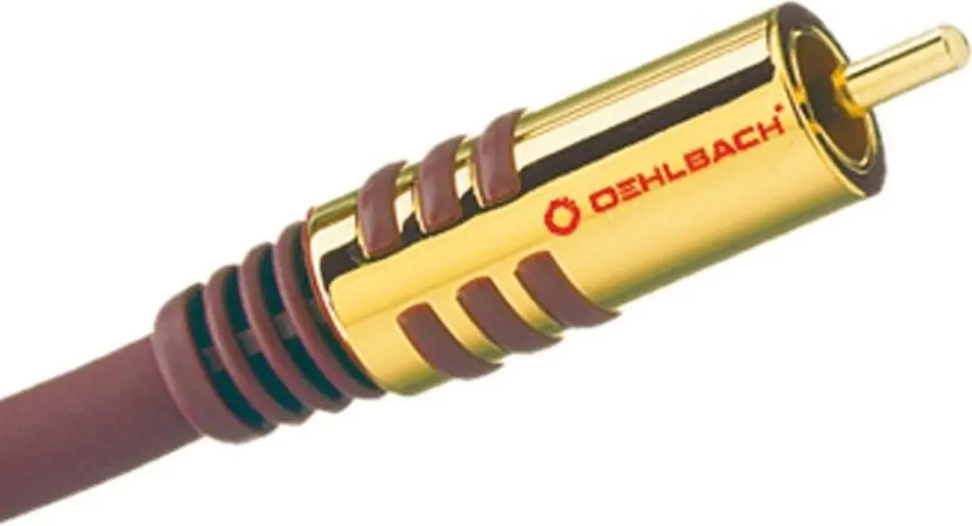 Oehlbach NF Subwooferkabel 3m - Bordeaux