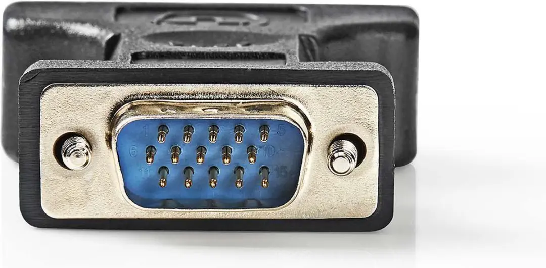 Nedis VGA naar DVI-I Adapter CCGP32901BK - Zwart