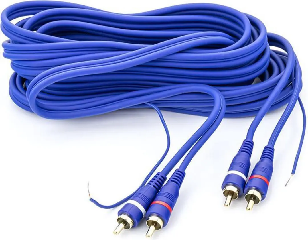 Caliber RCA Kabel Tulp Verguld 5m