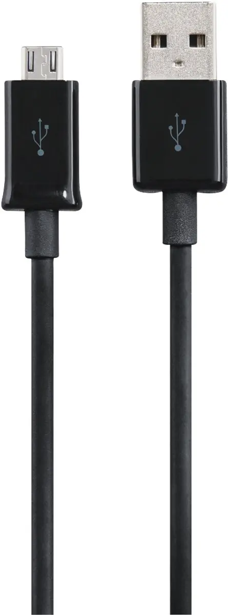 Hama 00200904 USB-kabel A-Micro-USB 0,9m - Zwart