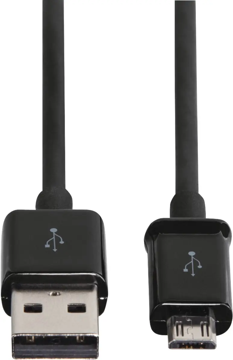 Hama 00200904 USB-kabel A-Micro-USB 0,9m - Zwart