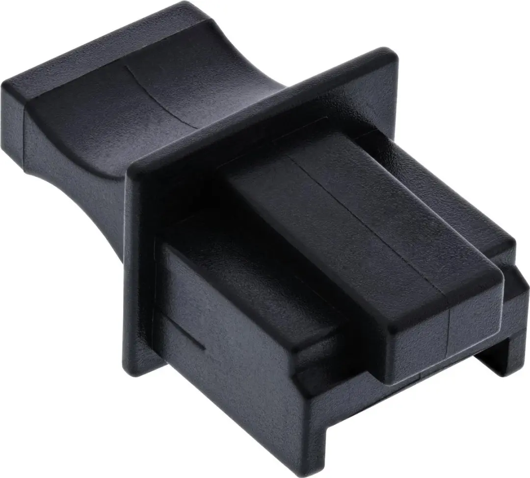 InLine RJ45 Afsluitcover - 100 Stuks - Zwart