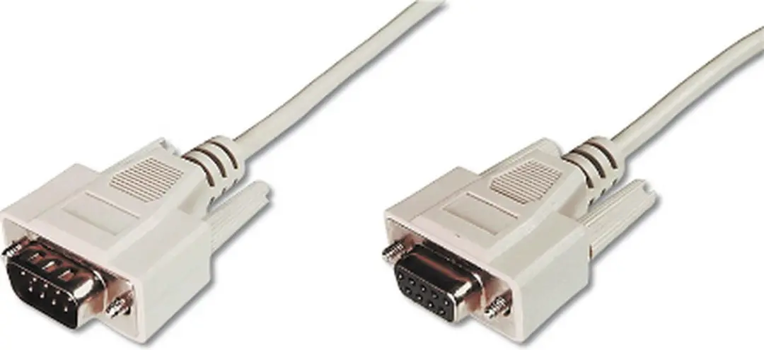 Digitus Serieel Verlengkabel AK-610203-020-E - 2m - Beige
