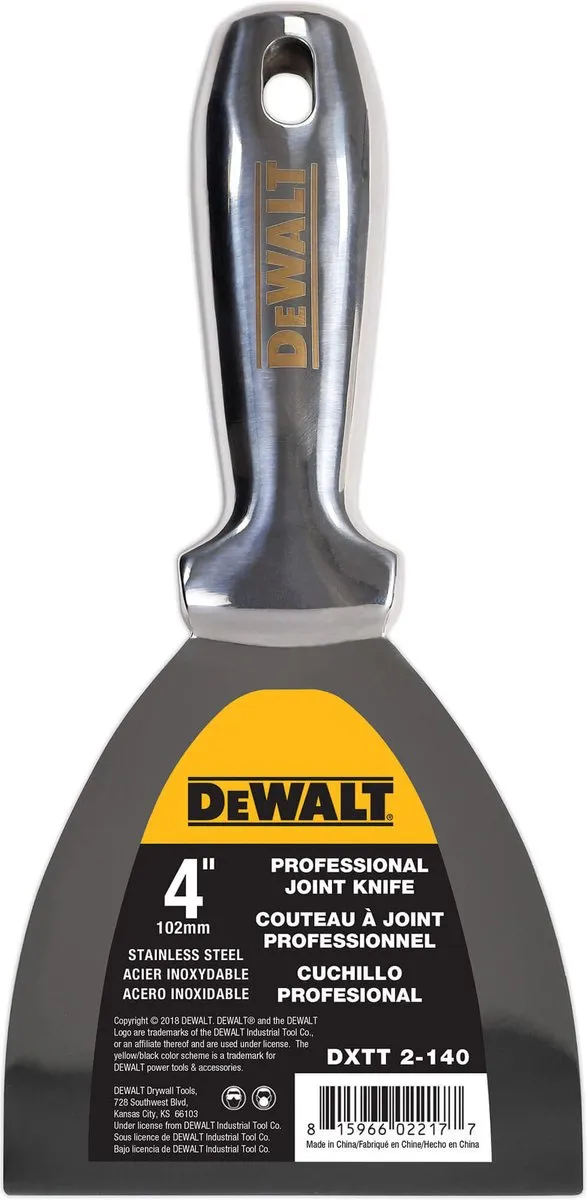 DeWalt RVS Plamuurmes 101,6mm