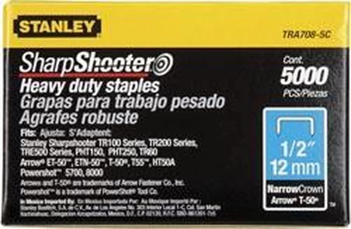 Stanley Nieten Type G 6mm - 5000 Stuks