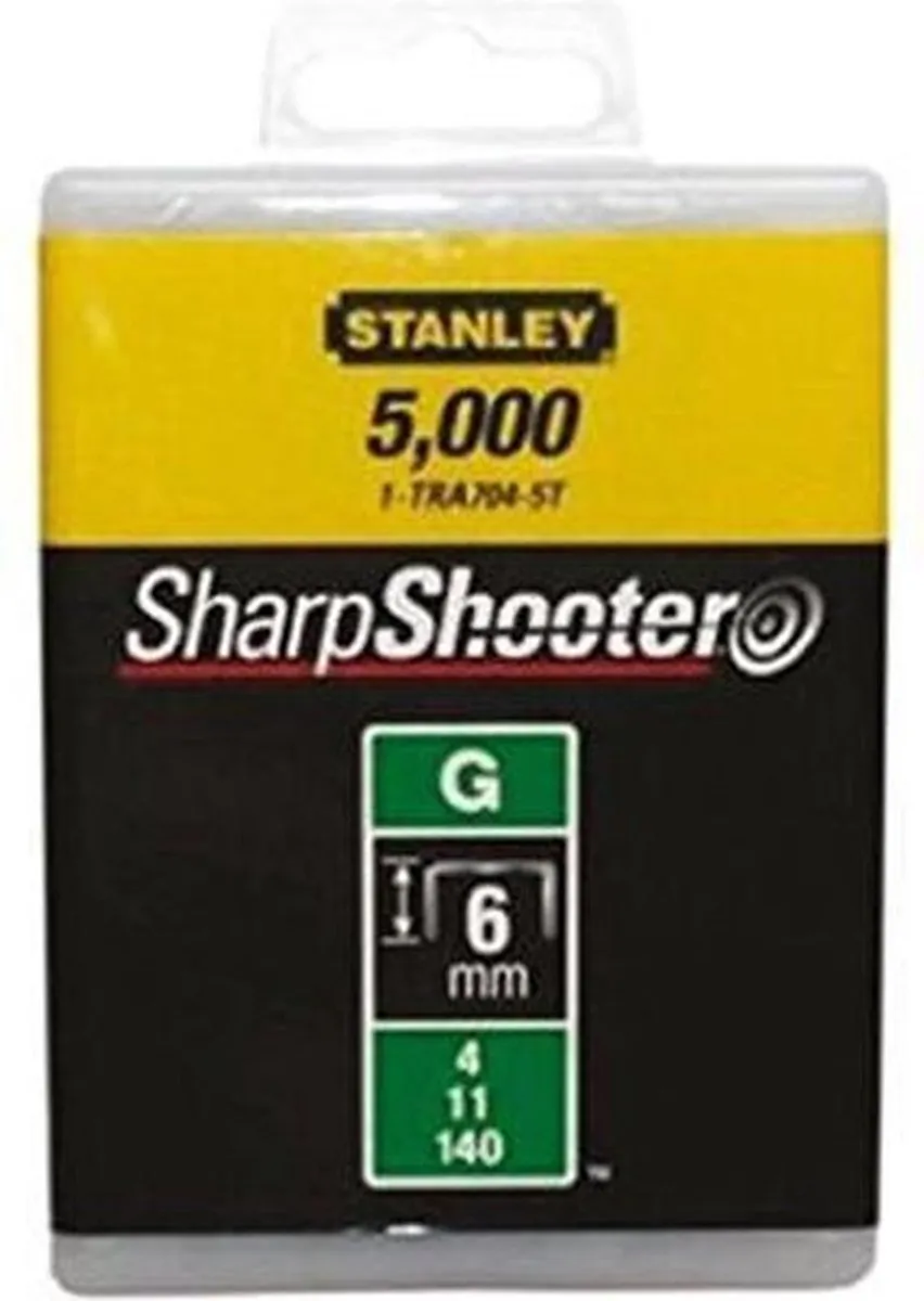 Stanley Nieten Type G 6mm - 5000 Stuks