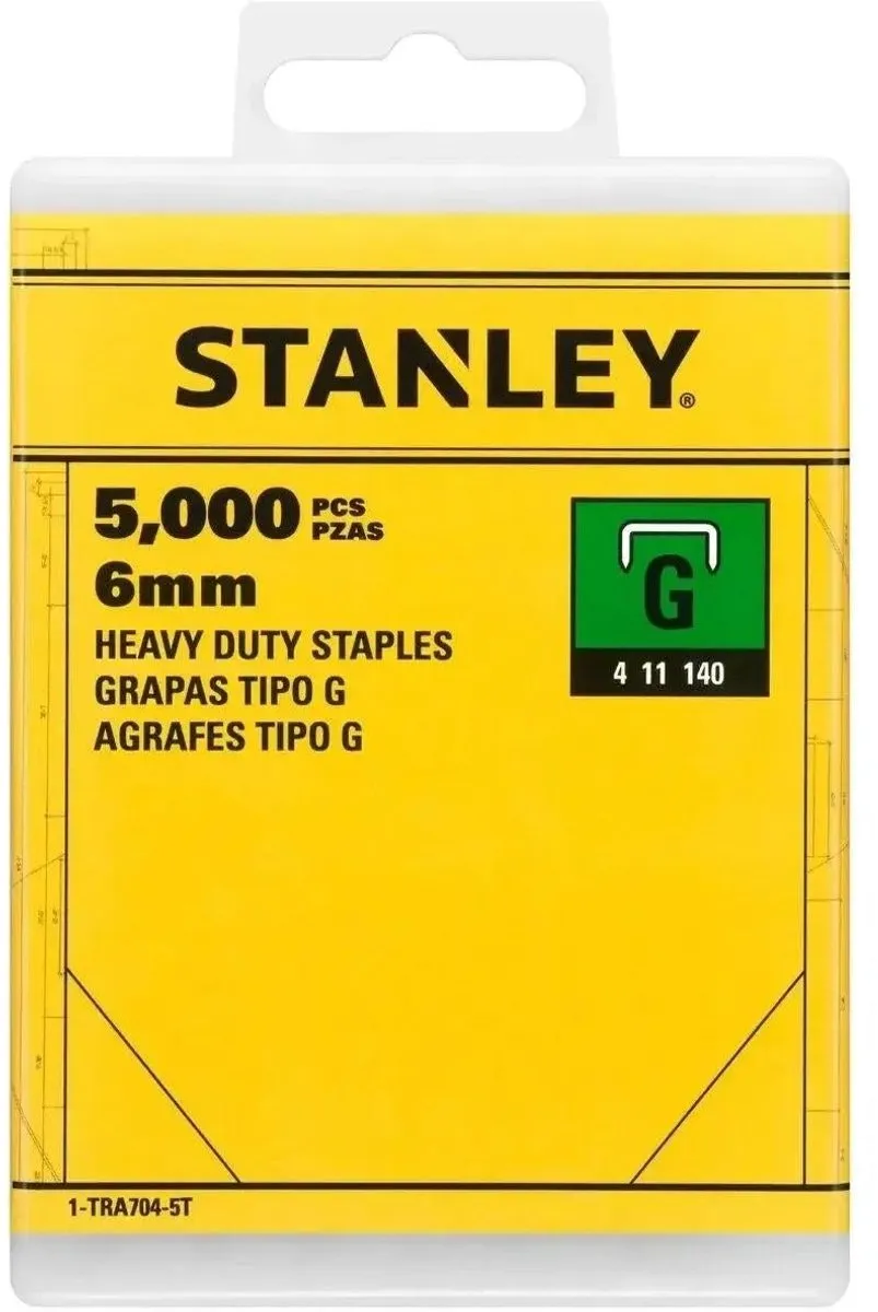 Stanley Nieten Type G 6mm - 5000 Stuks