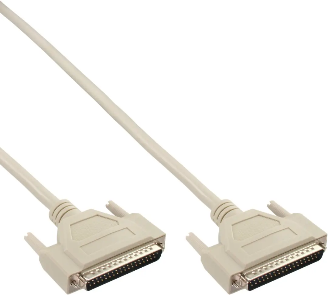 InLine 37-pins SUB-D Premium Seriële Kabel 3m