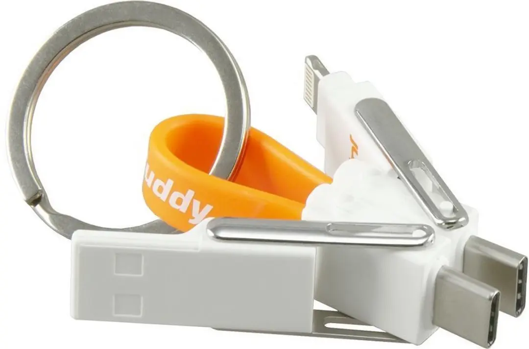 Jupio Cablebuddy Multicable 6-in-1 - Wit/Orange