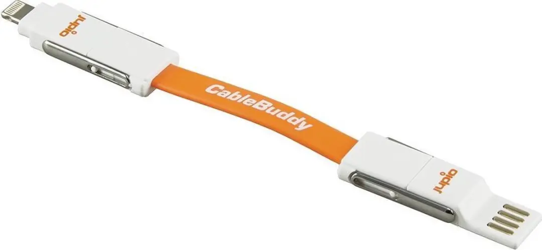 Jupio Cablebuddy Multicable 6-in-1 - Wit/Orange