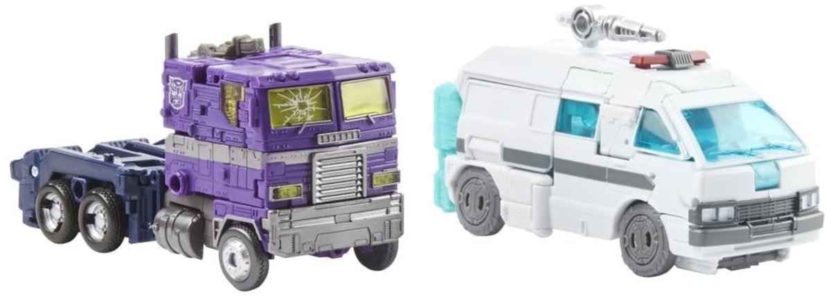 Transformers WFC: Selects Shattered Glass Optimus & Ratchet