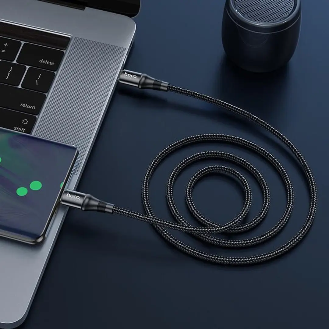 Hoco X50 USB-C Kabel 100W 1m - Zwart