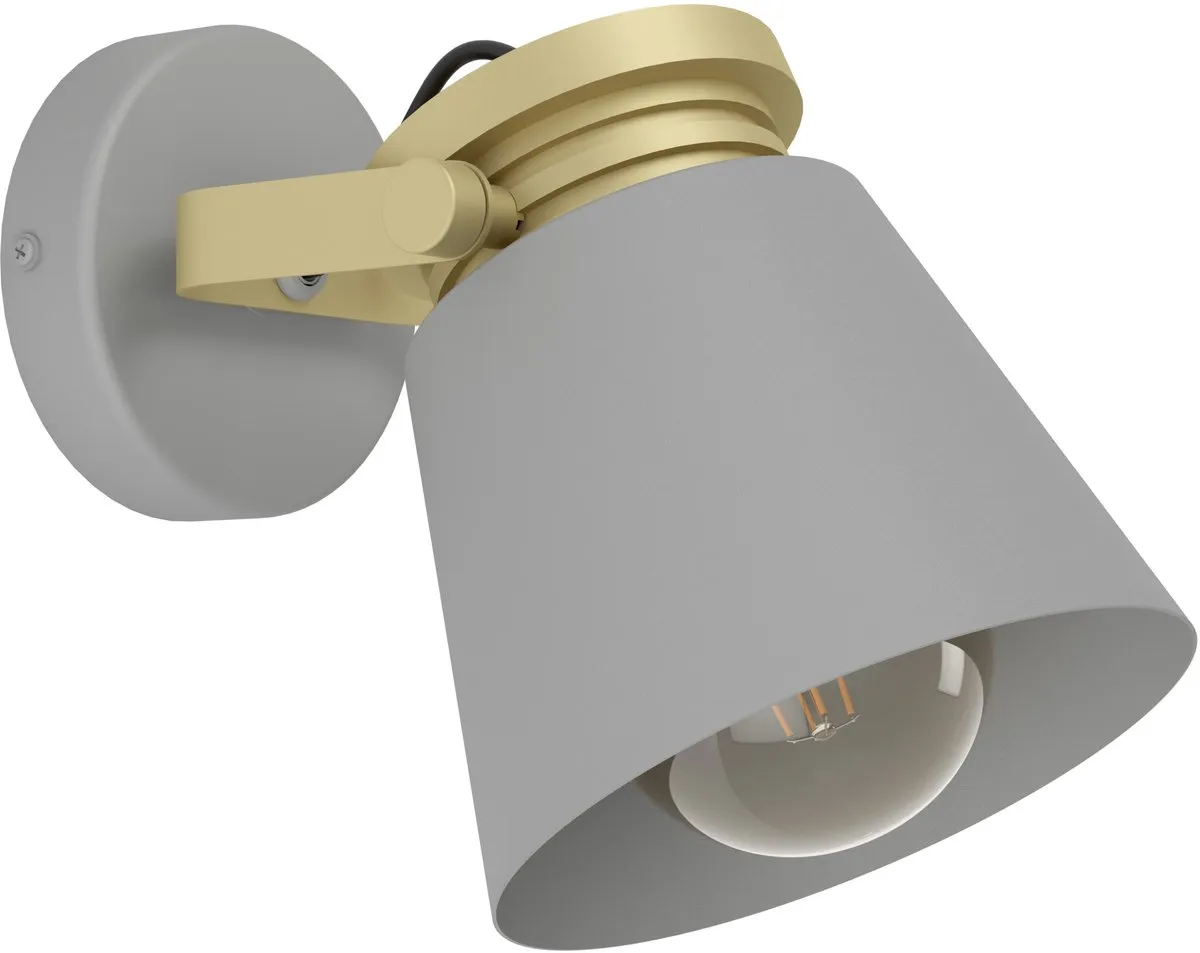 Eglo Twicken Spot E27 20cm - Grijs/Goud