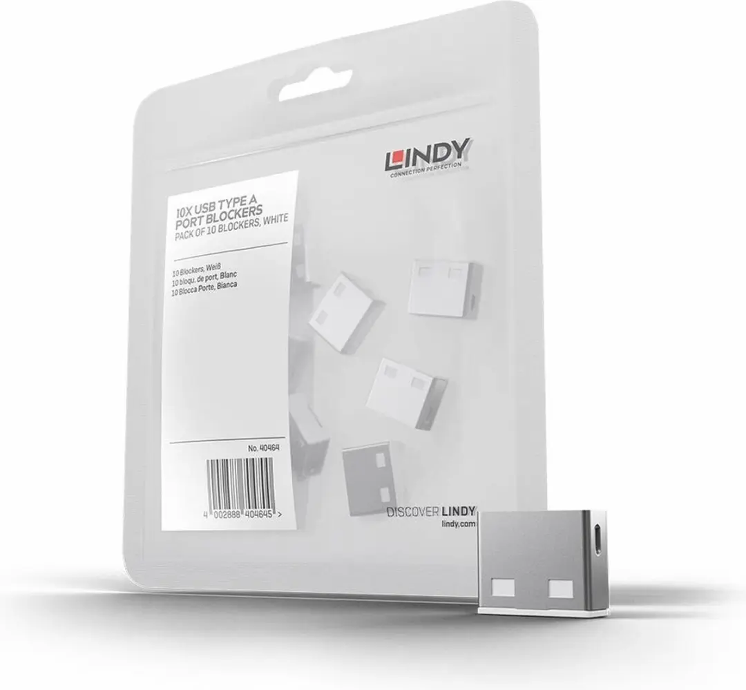 Lindy USB-poortblokker Wit