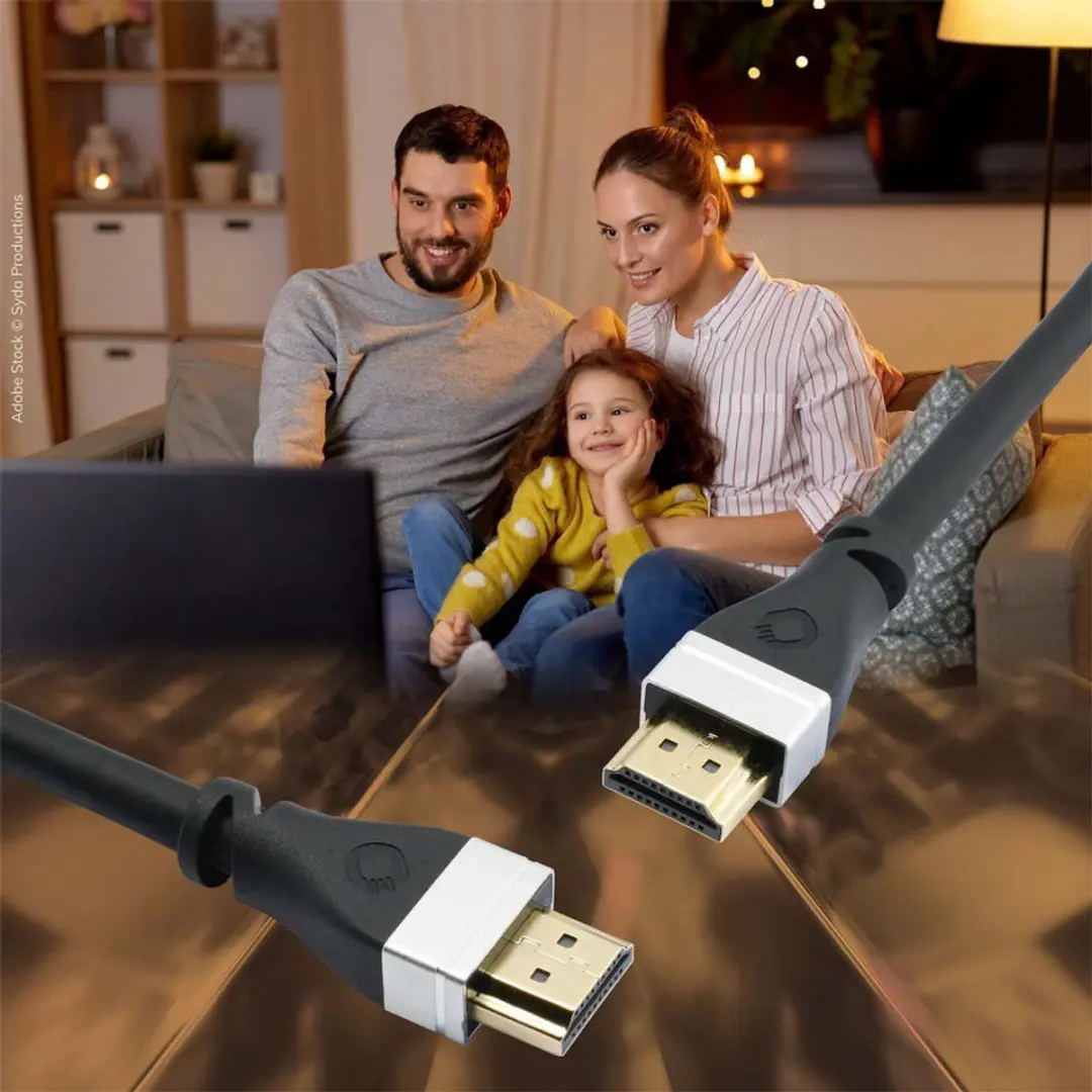 Oehlbach HDMI 2.1 Excellence Ultra-High-Speed Kabel - Zwart