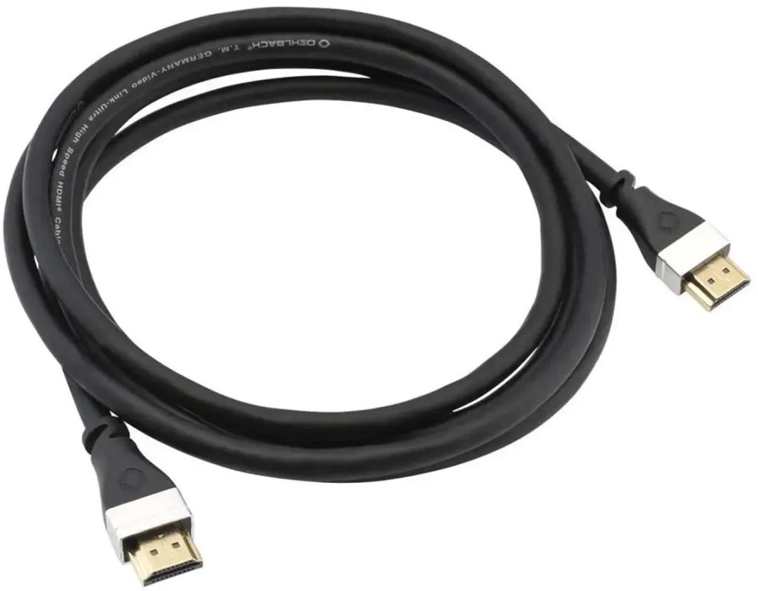 Oehlbach HDMI 2.1 Excellence Ultra-High-Speed Kabel - Zwart