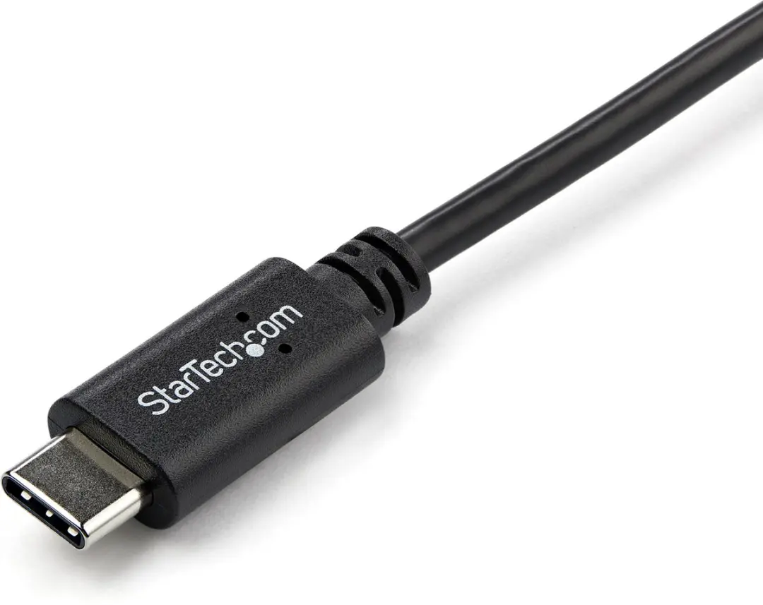 Startech USB2CC1MR USB-C Kabel - Zwart