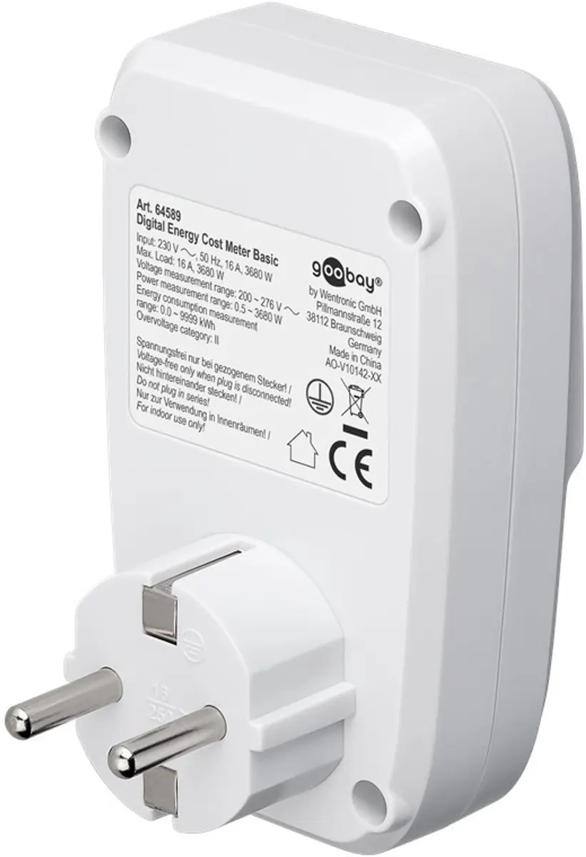 Goobay Energieverbruiksmeter 64589 - Wit