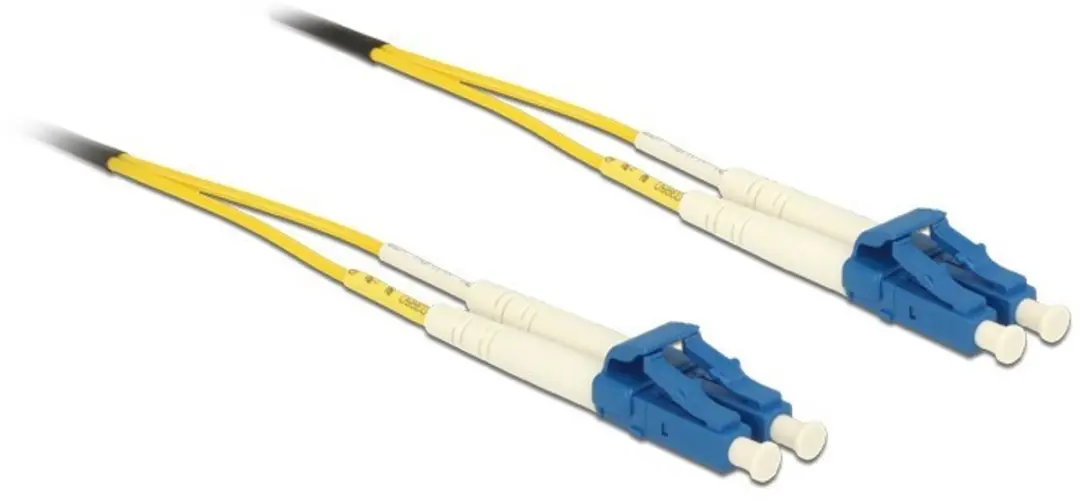 Delock LC-LC Singlemode OS2 Kabel 1m - Geel