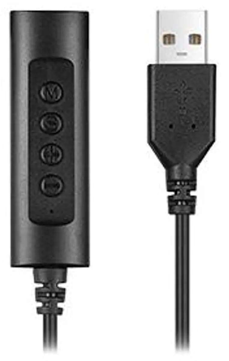 Hamlet HHEADA-UA tussenstuk voor kabels USB-A 3.5mm Zwart