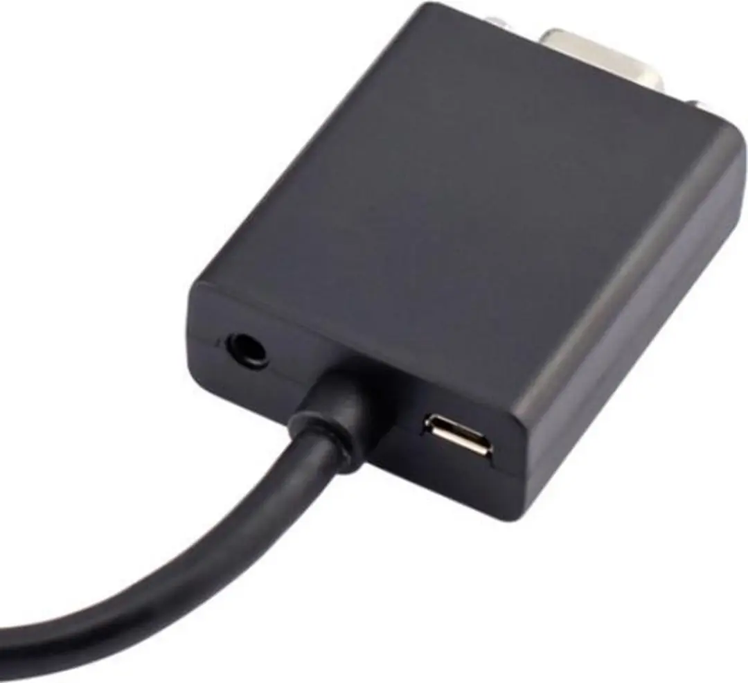 Nedis HDMI naar VGA Kabel 0.2m - Zwart - afbeelding 6 van 6